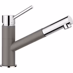 Blanco Kano S - Mitigeur dévier Avec Bec Extractible Gris-Chrome 52