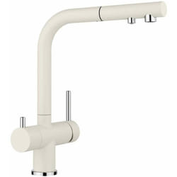 Fontas s ii - Mitigeur d'évier avec bec extractible et fonction filtrante, blanc doux 526947 - Blanco
