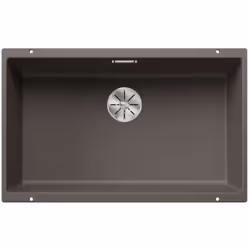 Évier de cuisine Subline 700 U couleur gris volcan matériau SILGRANIT® PuraDur® convient pour un montage sous plan de travail ...