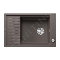 Elon xl 6 - Évier en silgranit, 780x500 mm, avec commande de vidage et accessoires, InFino, gris 527253 - Blanco