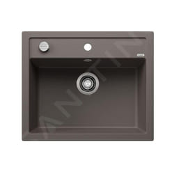 Dalago 6 - Évier en Silgranit, 615x510 mm, avec commande du vidage, gris 527246 - Blanco