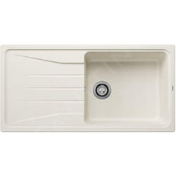 Sona xl 6 - Évier en silgranit, 1000x500 mm, blanc doux 527158 - Blanco