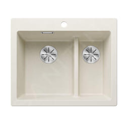 Pleon 6 Split - Évier en Silgranit, 615x510 mm, InFino, blanc doux 527139 - Blanco