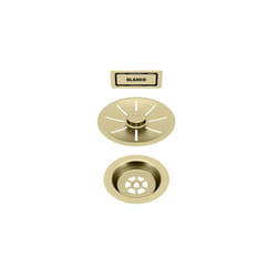 Garniture de vidage c-overflow, pour évier simple, doré Blanco 203476