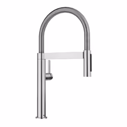 Culina s - Mitigeur d'évier avec bras flexible et douchette, acier 527467 - Blanco