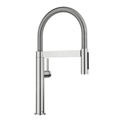 Culina s - Mitigeur d'évier avec bras flexible et douchette, acier 527467 - Blanco