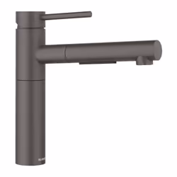 Mitigeur BLANCO ALTA-S II Silgranit Look, à douchette double jet Mitigeur à levier supérieur au design épuré Bec haut pour re ...