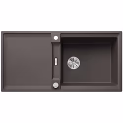 Evier de cuisine Adira XL 6 S couleur : gris rocher matériau Silgranit PuraDur montage à encastrer largeur minimale du meuble ...