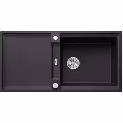 Evier de cuisine Adira XL 6 S couleur : noir matériau Silgranit PuraDur montage à encastrer largeur minimale du meuble : 600  ...