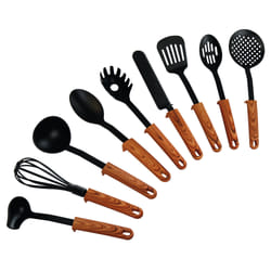 STONELINE 17898 Ensemble d'ustensile de cuisine 9 pièce(s) Noir, Marron