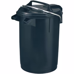 Plastique, polyéthylène ND de haute qualité Couleur anthracite Avec anse selon DIN 6628 pour un vidage sans poussière Facile ...