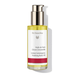 Dr. Hauschka Huile de Soin Citron Citronnelle soin pour le corps rafraîchissant raffermit la peau 75ml