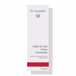 Dr. Hauschka Huile de Soin Citron Citronnelle soin pour le corps rafraîchissant raffermit la peau 75ml