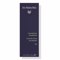 Dr. Hauschka Fond de Teint 01 macadamia 30ml, Flacon pompe, Crème, Tous types de peau, Hydratant, Protection, Correction des  ...
