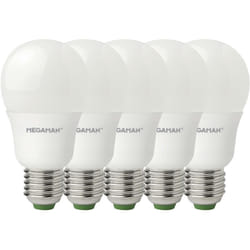 MM21963 led cee f (a - g) E27 forme de poire 8.6 w = 60 w blanc chaud (ø x l) 60 mm x 109 mm 5 pc(s) D029502 - Megaman