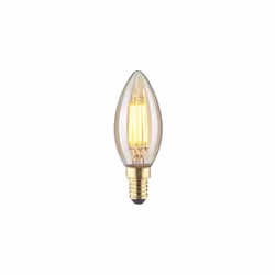 LightMe LM85052 LED E14 forme de flamme 4.5 W ambré (Ø x L) 35 mm x 97 mm 1 pc(s)