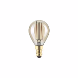 LightMe LM85054 LED E14 forme de goutte 4.5 W ambré (Ø x L) 45 mm x 80 mm 1 pc(s)