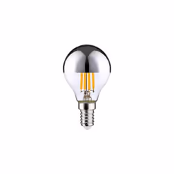 Megaman 827 Lampe LED miroir argenté/transparent Culot E14 220-240 V 4 W Blanc chaud Classe d'efficacité énergétique A++. Con ...