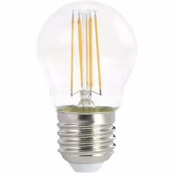 enquête Puissance= 4 W Flux lumineux total= 470 lm Couleur d'éclairage= 2700 K blanc chaud livraison LED Fil. P45 + Mode d'em ...