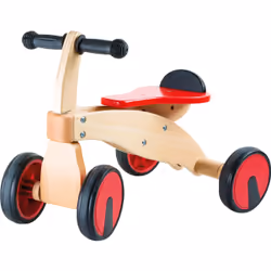 Small Foot Design 10233, 1 an(s), 4 roue(s), Bois, Noir, Rouge, Bois