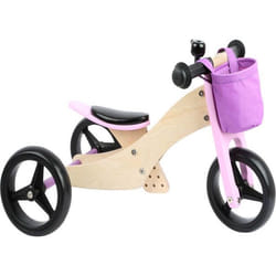Draisienne-Tricycle 2 en 1 Rose - SMALL FOOT - Maxi - 3 roues - Enfant - Mixte