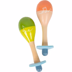 Small Foot Design 12251, Instrument de musique jouet, Maraca, 1 an(s), Multicolore