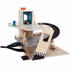 Small foot 12357, Piste de véhicules de jeu, 3 an(s), Bois, Multicolore
