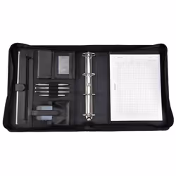 Serviette classeur - ALASSIO - OSI - Format A4 - PU - Noir
