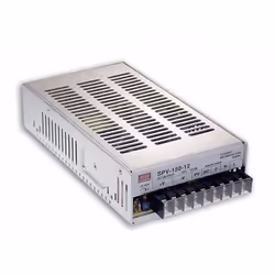 MEAN WELL SPV-150-12, 150 W, 88 - 264 V, 47 - 63 Hz, 2.5/115VC, 1.25/230VC, Actif, 16 ms