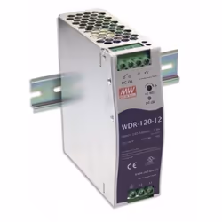 MEAN WELL WDR-120-24, 120 W, 180 - 550 V, 47 - 63 Hz, 0.7 - 1.2 A, 50 ms, 91%