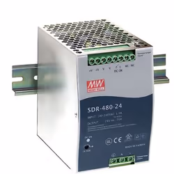 MEAN WELL SDR-480-24, 85,5 x 125,2 x 128,5 mm