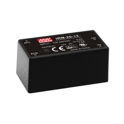 MEAN WELL IRM-20-5 unité d'alimentation d'énergie 20 W Noir