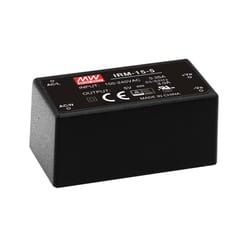 MEAN WELL IRM-15-5 unité d'alimentation d'énergie 15 W Noir