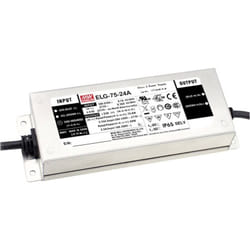 Mean Well - ELG-75-24A-3Y Driver de led à tension constante, à courant constant 75.6 w 3.15 a 12 - 24 v/dc dimmable, circ