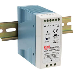 Mean Well - DRA-60-24 Alimentation rail din 24 v/dc 2.5 a 60 w Nbr. de sorties:1 x Contenu 1 pc(s)