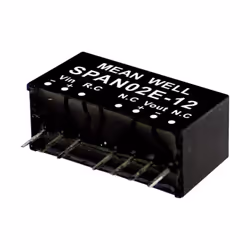 description Avec l'introduction des convertisseurs DC/DC régulés, SPAN02 (Single Output) Mean Well offre une affectation stan ...