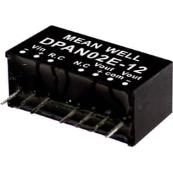 Mean Well - Module convertisseur cc/cc mw DPAN02E-15 Nbr. de sorties: 2 x 67 mA 2 w 1 pc(s)
