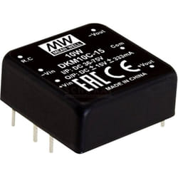 Mean Well - DKM10E-15 Module convertisseur cc/cc 333 mA 10 w Nbr. de sorties: 2 x Contenu 1 pc(s)