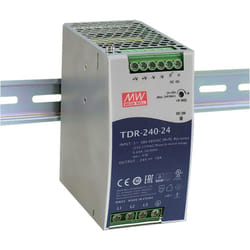 Mean Well - TDR-240-24 Alimentation rail din 24 v/dc 10 a 240 w Nbr. de sorties:1 x Contenu 1 pc(s) Q928702