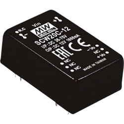 Mean Well - SCW20C-05 Module convertisseur cc/cc 4 a 20 w Nbr. de sorties: 1 x Contenu 1 pc(s)