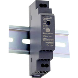 Mean Well - DDR-15L-24 Convertisseur cc/cc pour rail (din) 24 v/dc 0.63 a 15 w Nbr. de sorties:1 x Contenu 1 pc(s)