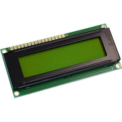 Display Elektronik - cran lcd jaune-vert 16 x 2 Pixel (l x h x p) 80 x 36 x 7.6 mm