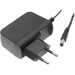 Informations techniques Connecteur (bloc d'alimentation) : femelle DC 5.5/2.1 Courant de sortie (max.) : 2 A Dimensions produ ...