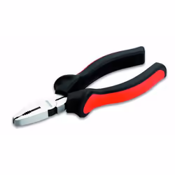 Cimco 10 0352, Pinces d'électricien, Résistant aux chocs, Plastique PU, Acier, Plastique, Noir, Rouge, 160 mm