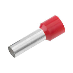 187007 Embout simple d'extrémité de câble 1 mm² partiellement isolé rouge 100 pc(s) Y011613 - Cimco