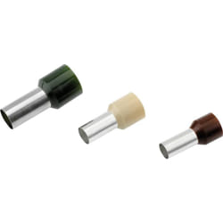 187100 Embout simple d'extrémité de câble 0.14 mm² partiellement isolé marron 100 pc(s) Y013943 - Cimco