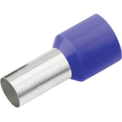 187112 Embout simple d'extrémité de câble 0.75 mm² partiellement isolé bleu 100 pc(s) - Cimco