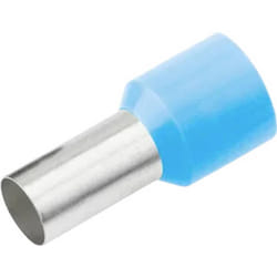 Cimco - 187203 Embout simple d'extrémité de câble 0.25 mm² partiellement isolé bleu 100 pc(s)