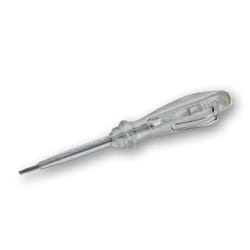 Cimco 11 1282 tournevis testeur de tension Métallique, Transparent