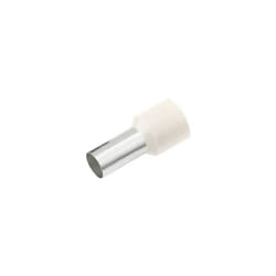 187210 Embout simple d'extrémité de câble 0.75 mm² partiellement isolé blanc 100 pc(s) Y013843 - Cimco